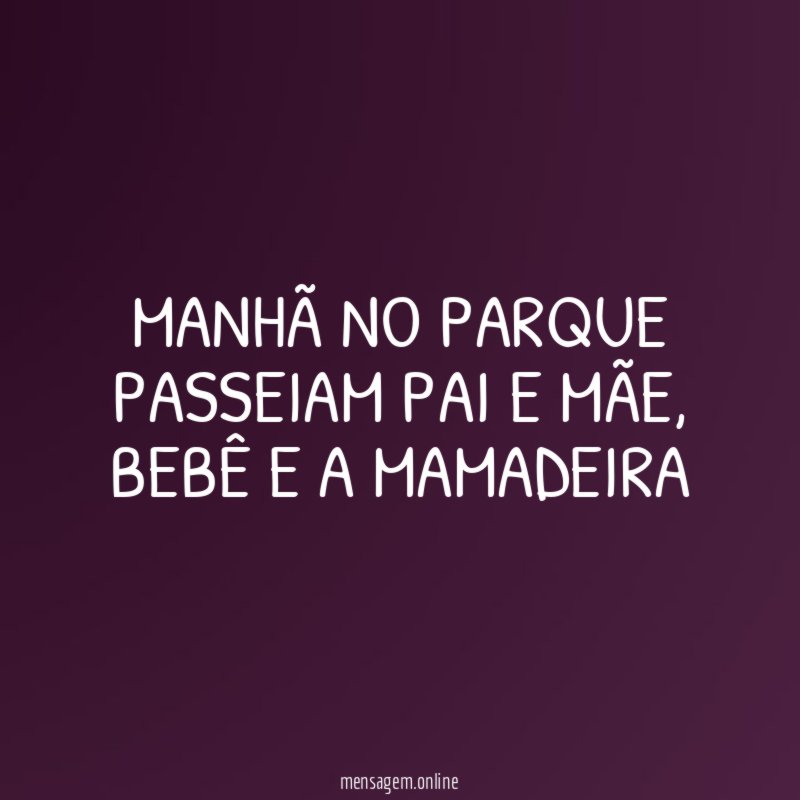 manhã no parque passeiam pai e mãe