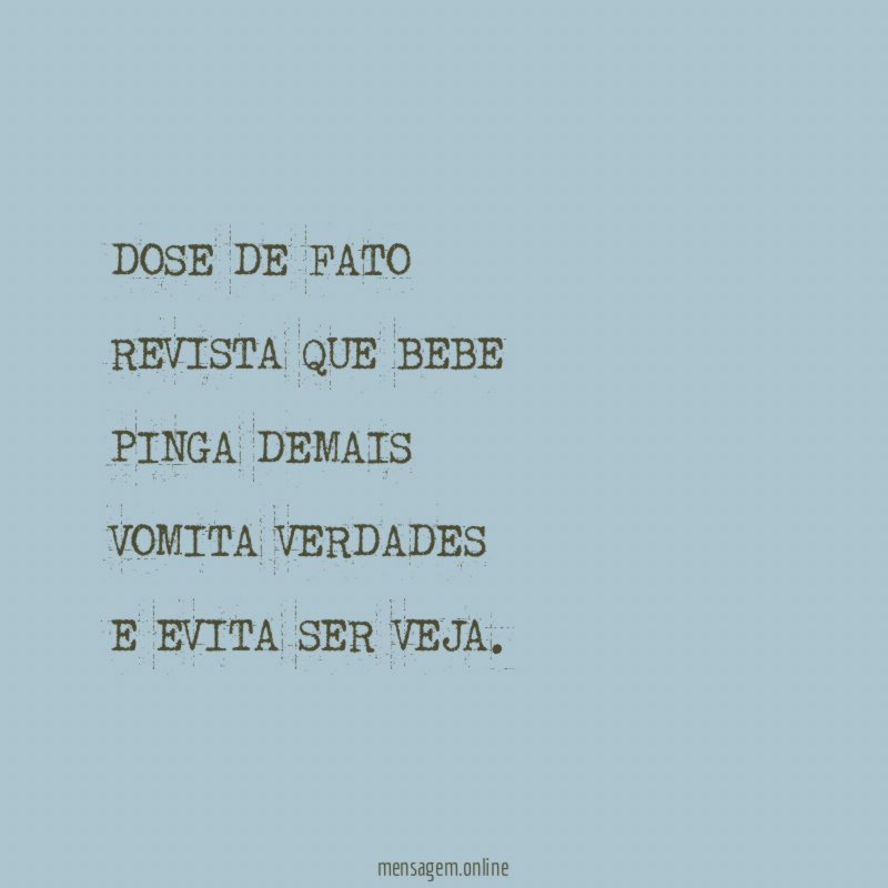 DOSE DE FATO