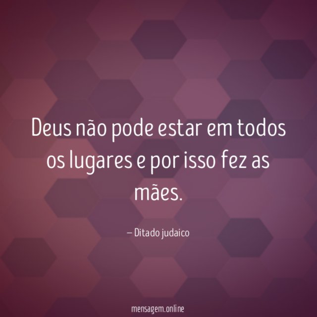 Deus não pode estar em todos os lugares