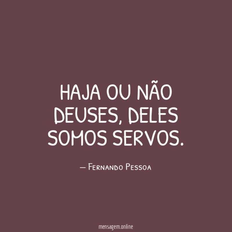 Haja ou não deuses