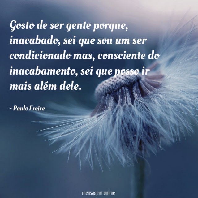 Gosto de ser gente porque