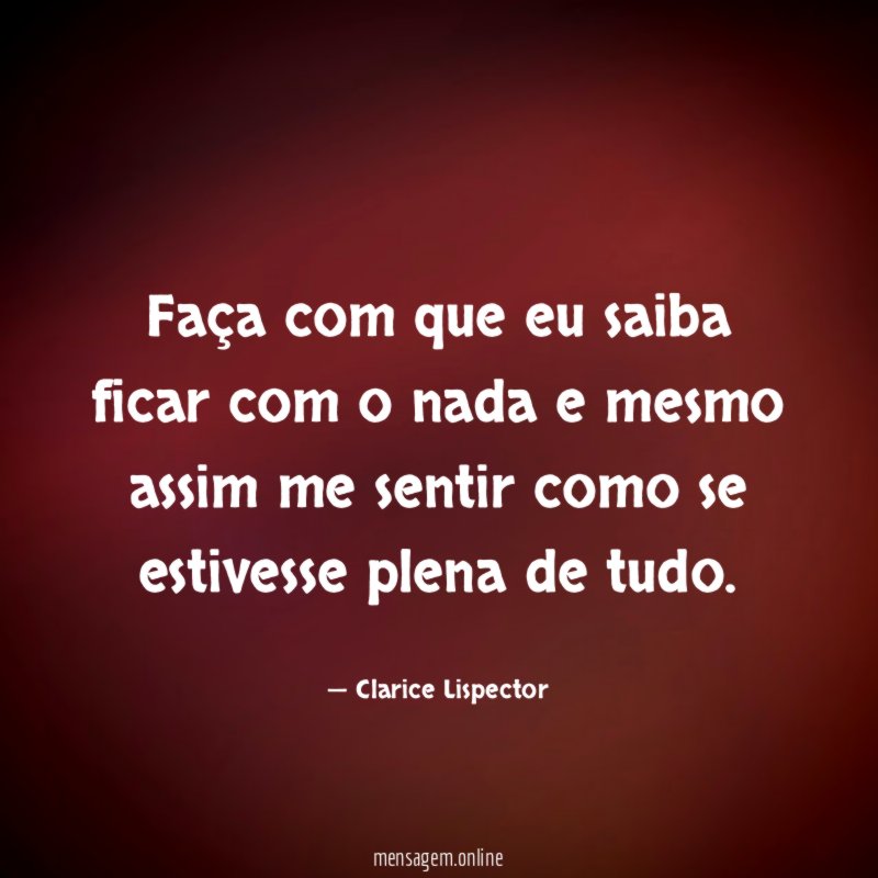 Faça com que eu saiba ficar com