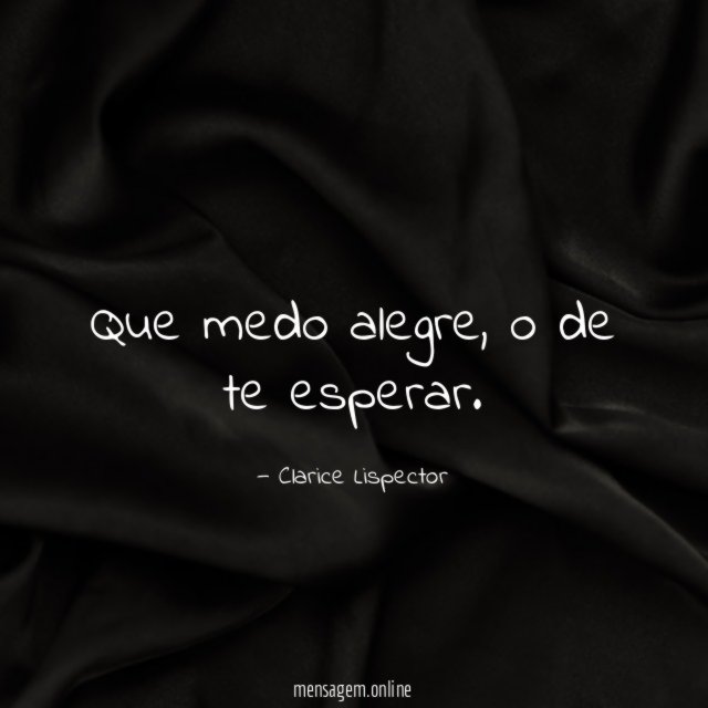 Que medo alegre