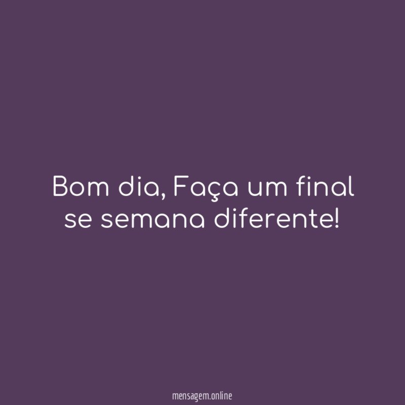Bom dia