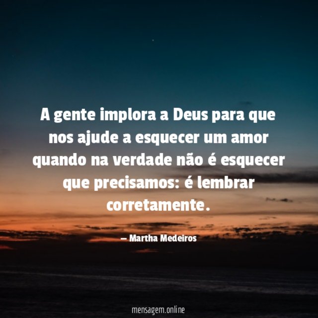 A gente implora a Deus para que nos
