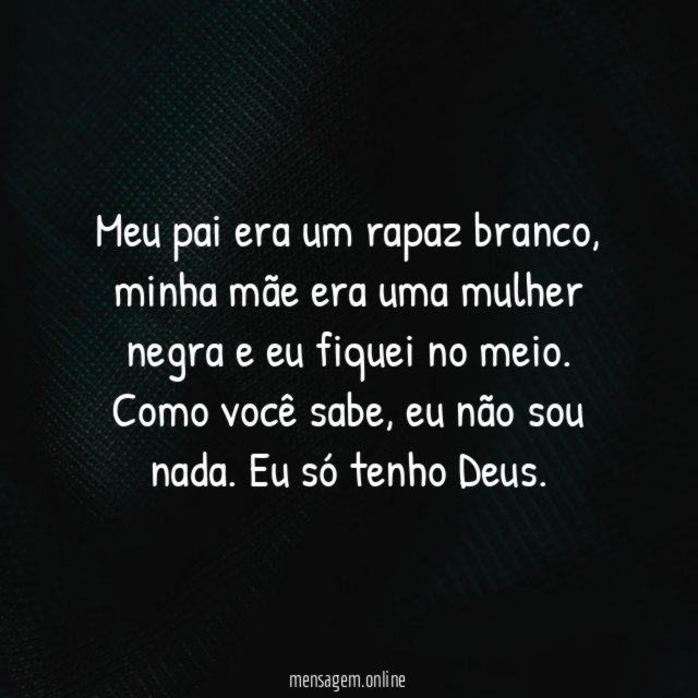 Meu pai era um rapaz branco