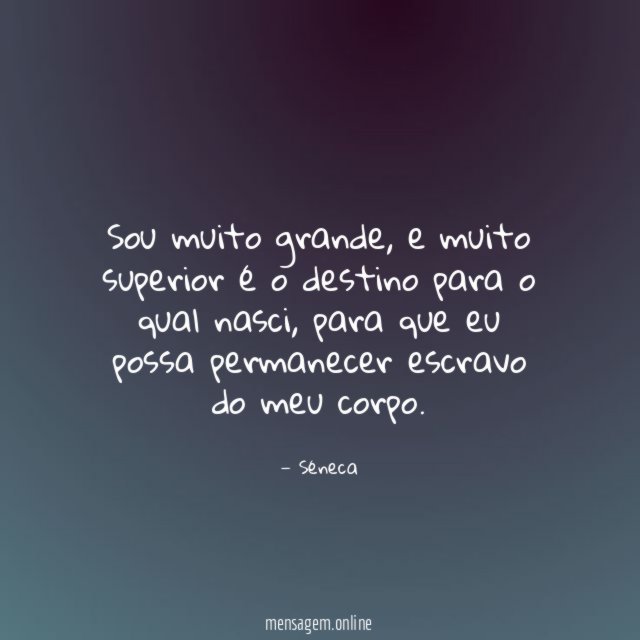 Sou muito grande