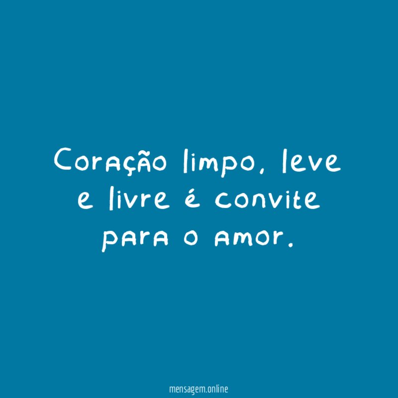 Coração limpo