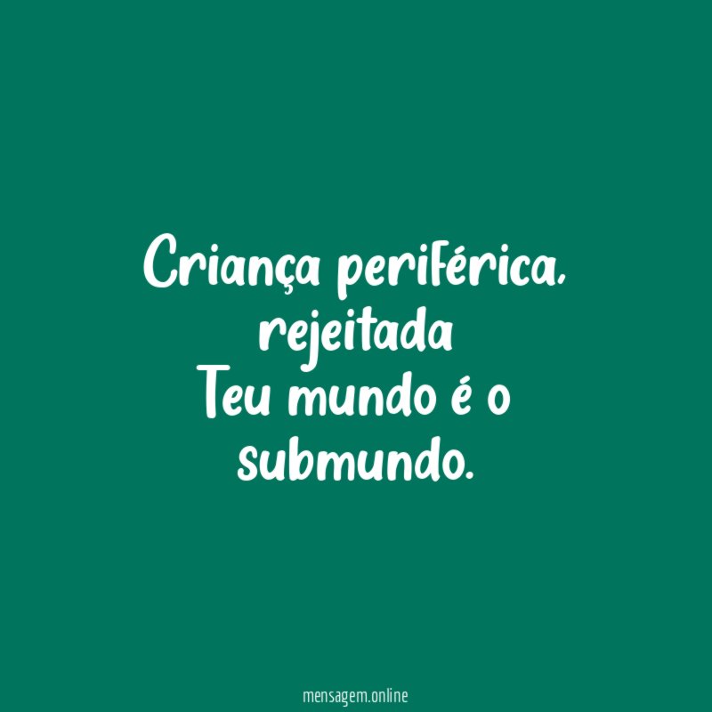 Criança periférica