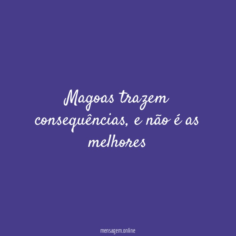 Magoas trazem consequências