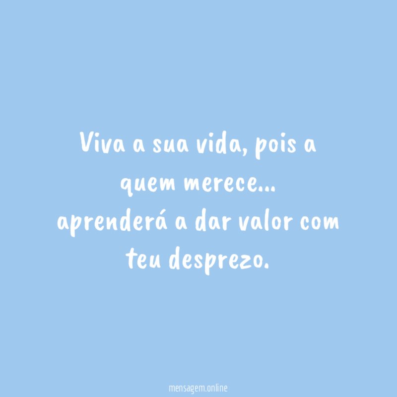 Viva a sua vida