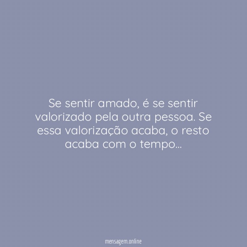 Se sentir amado
