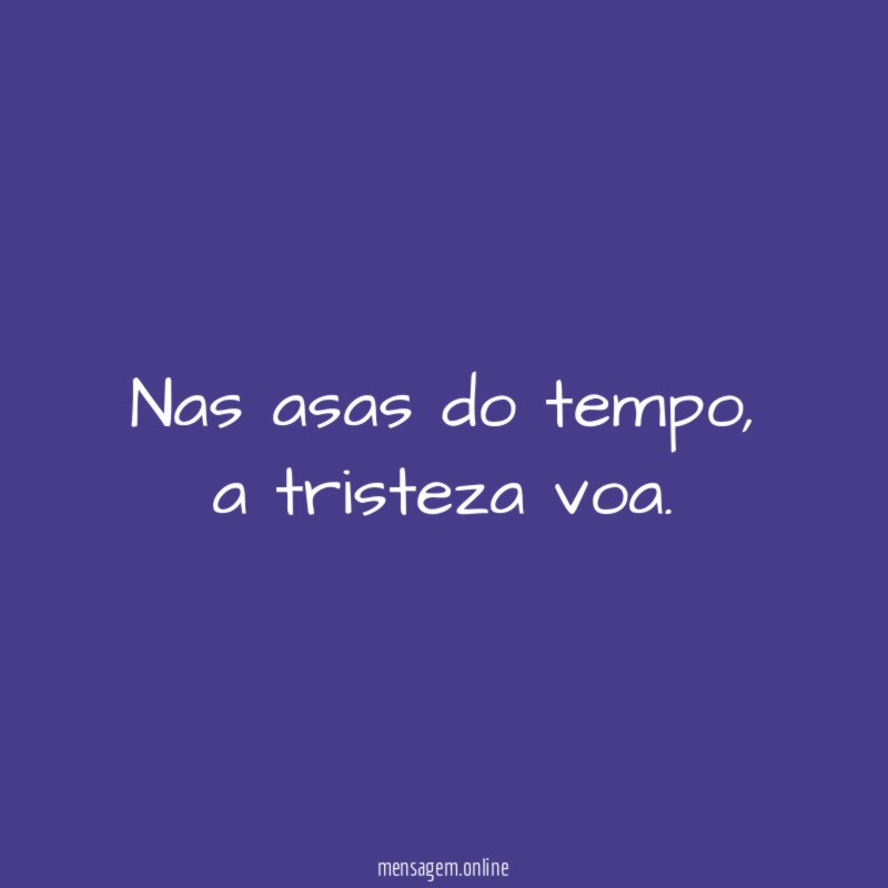 Nas asas do tempo