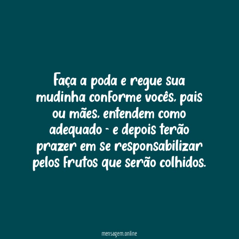 Faça a poda e regue sua mudinha conforme vocês