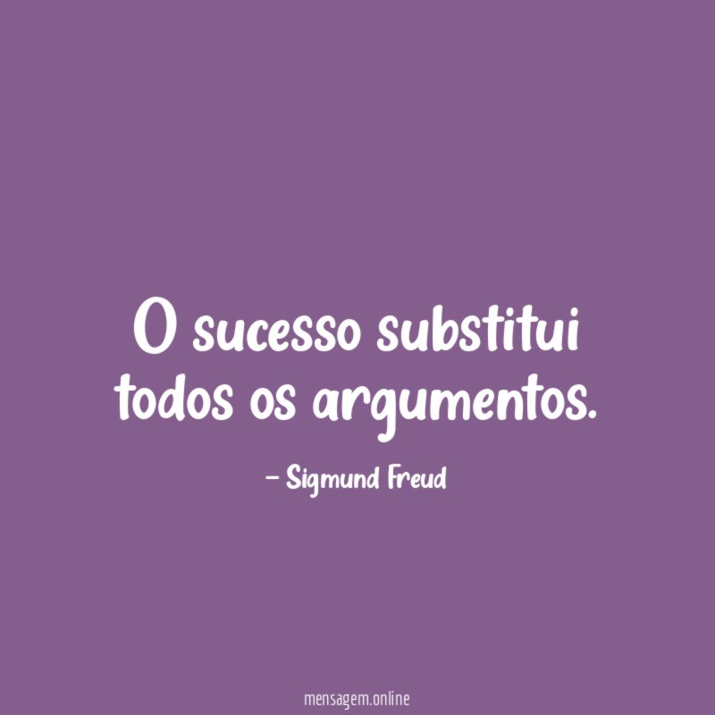 O sucesso substitui todos os argumentos
