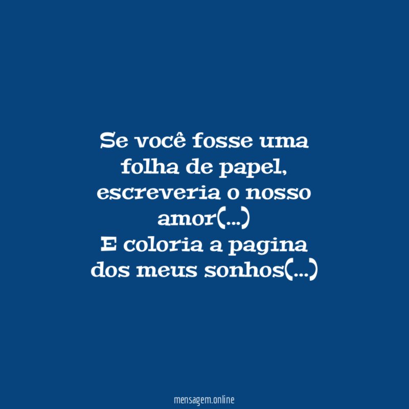 Se você fosse uma folha de papel
