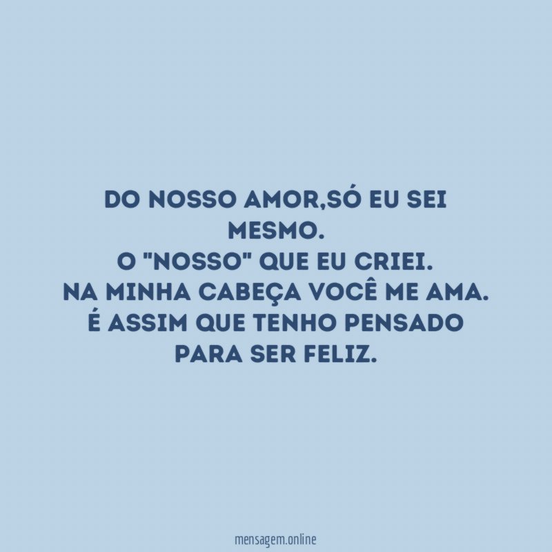 Do nosso amor