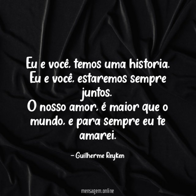 Eu e você