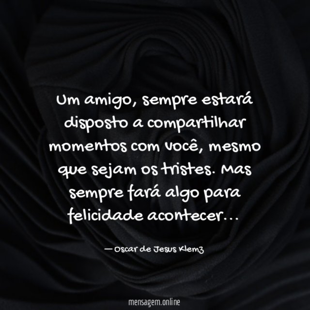 Um amigo
