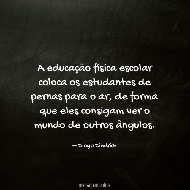 A educação física escolar coloca os estudantes de