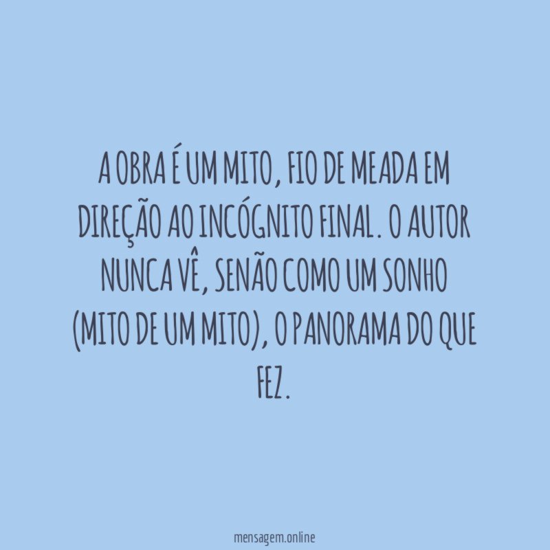 A obra é um mito