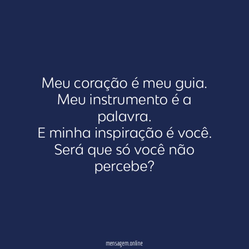 Meu coração é meu guia