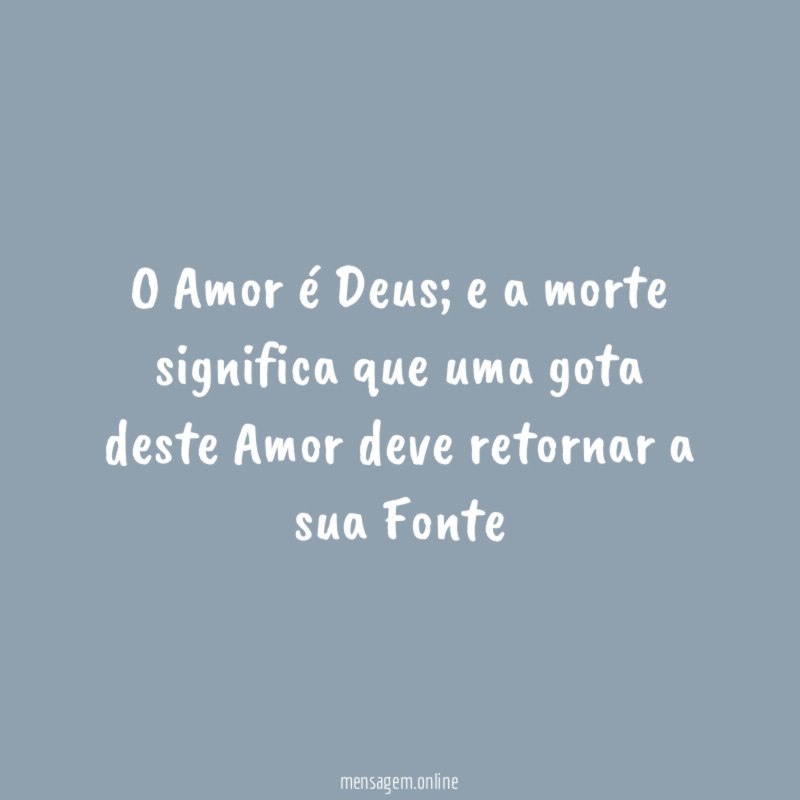 O Amor é Deus