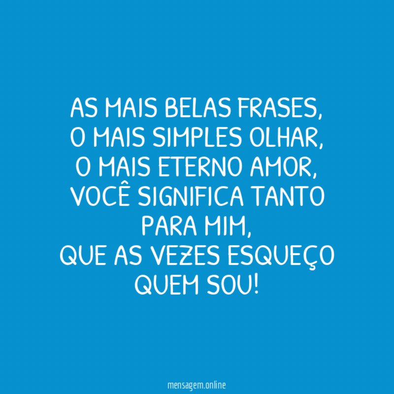 As mais belas frases