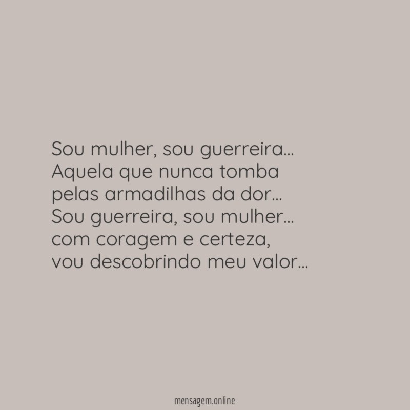 Sou mulher