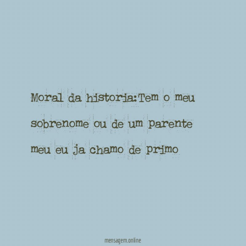 Moral da historia