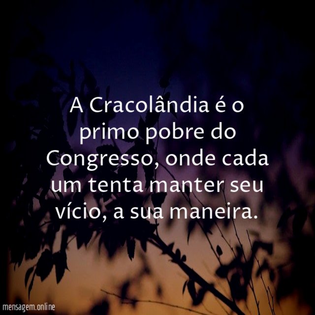 A Cracolândia é o primo pobre do Congresso