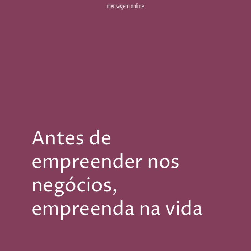 Antes de empreender nos negócios