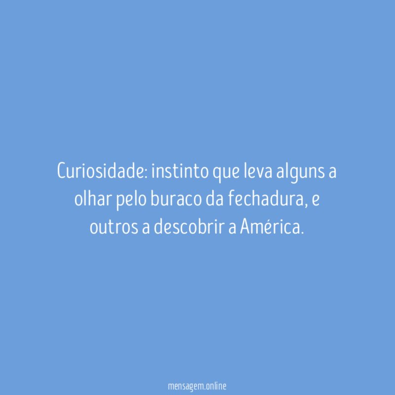 Curiosidade
