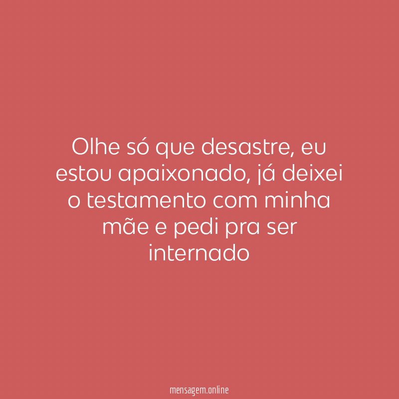 Olhe só que desastre