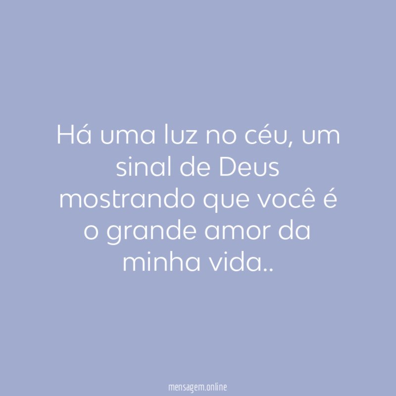 Há uma luz no céu