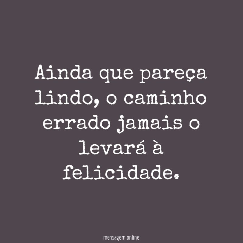 Ainda que pareça lindo