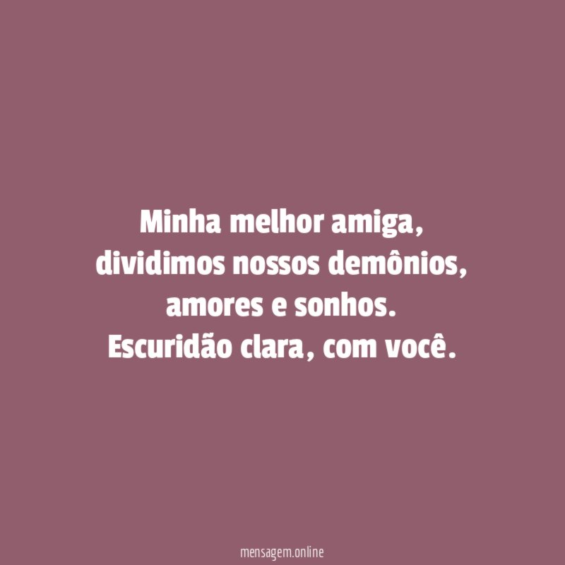 Minha melhor amiga