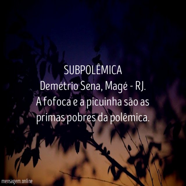 SUBPOLÊMICA