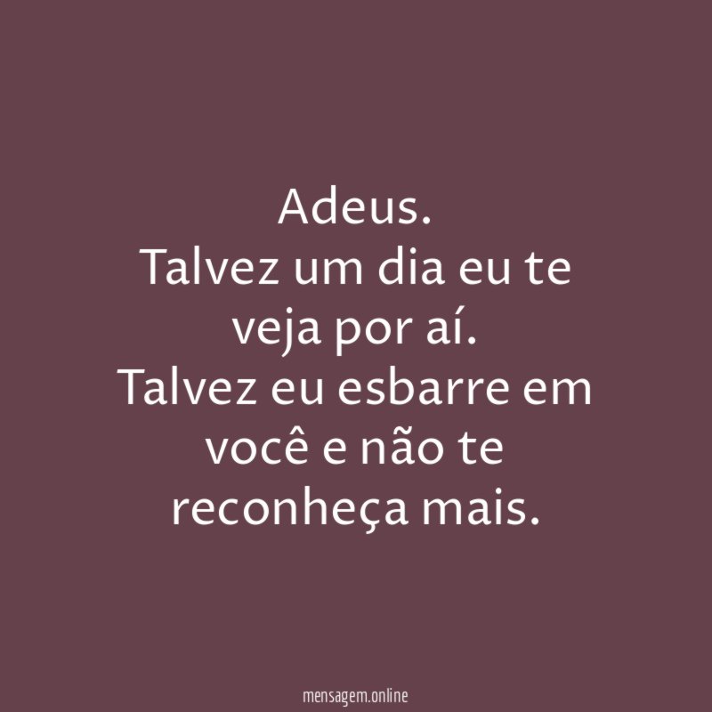 Adeus