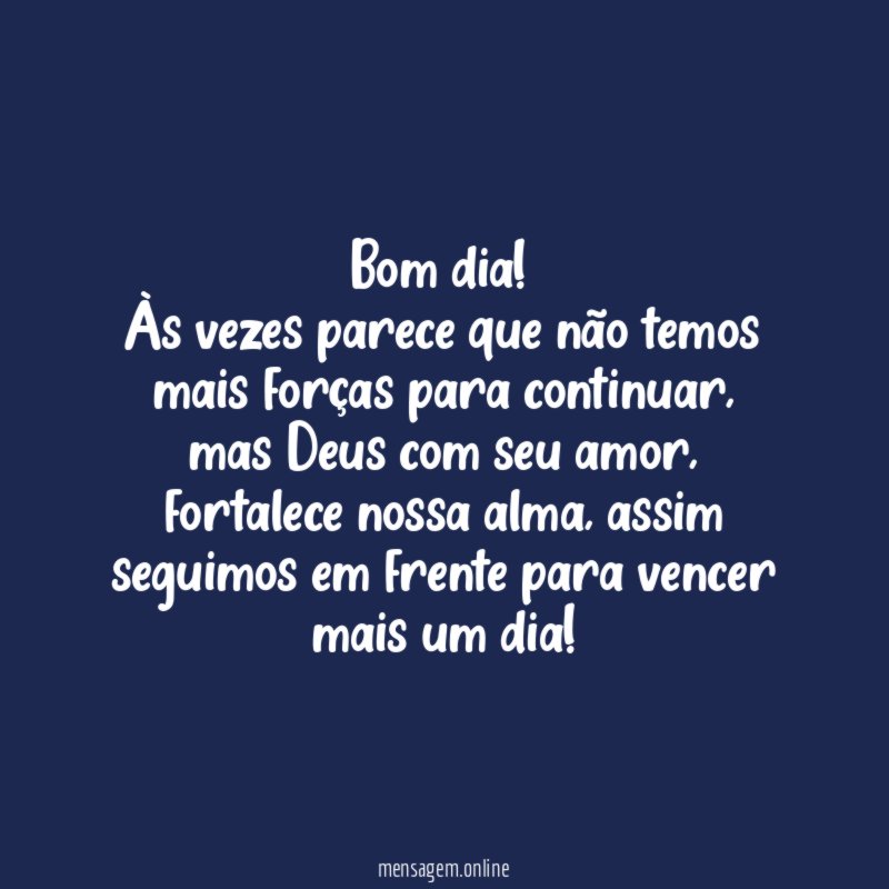 Bom dia