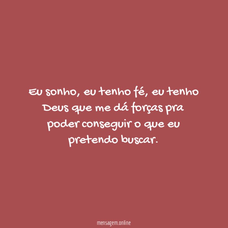 eu sonho
