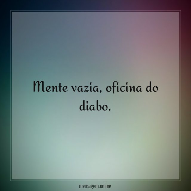 Mente vazia