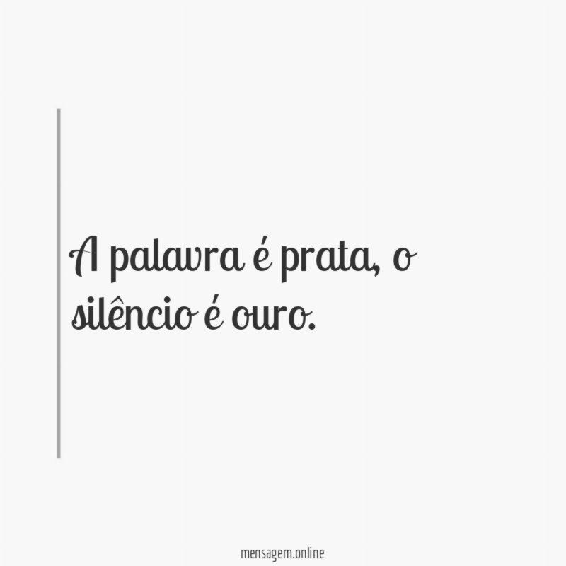 A palavra é prata
