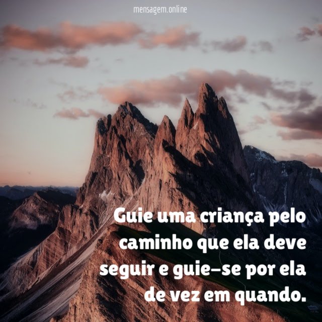 Guie uma criança pelo caminho que ela deve