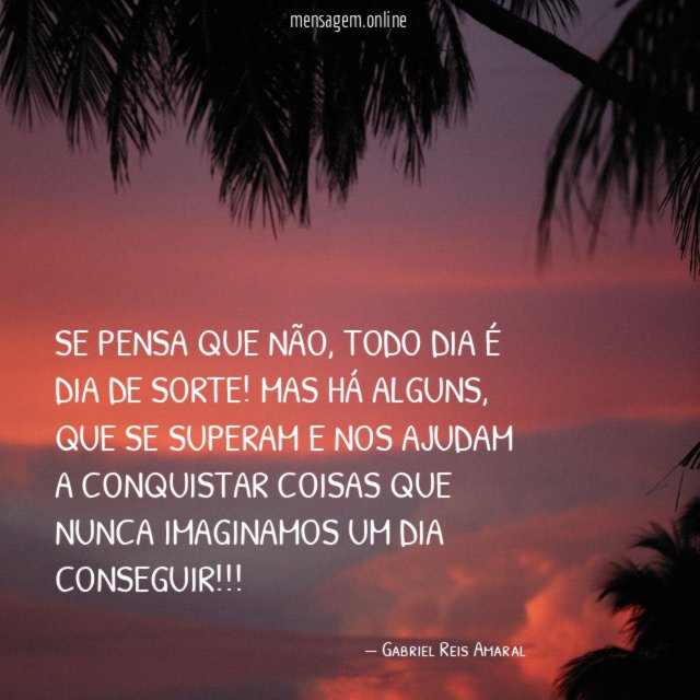 Se pensa que não