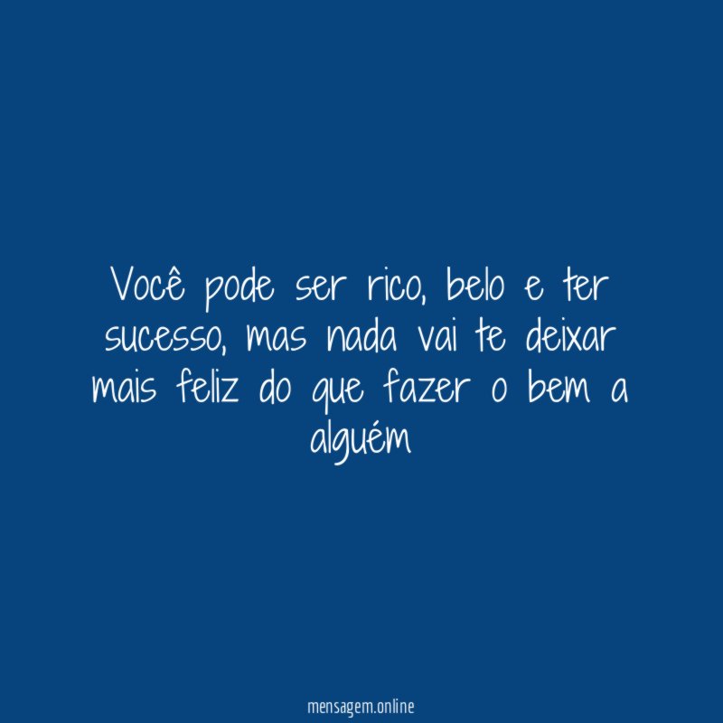 Você pode ser rico