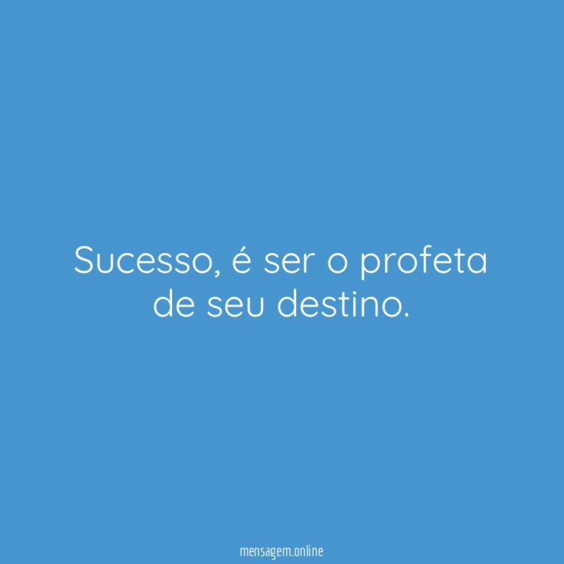 Sucesso
