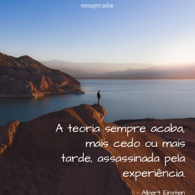 A teoria sempre acaba