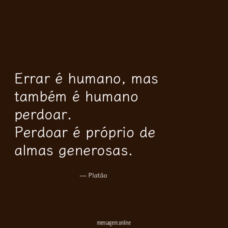 Errar é humano