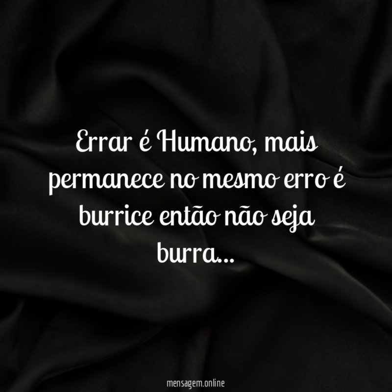 Errar é Humano